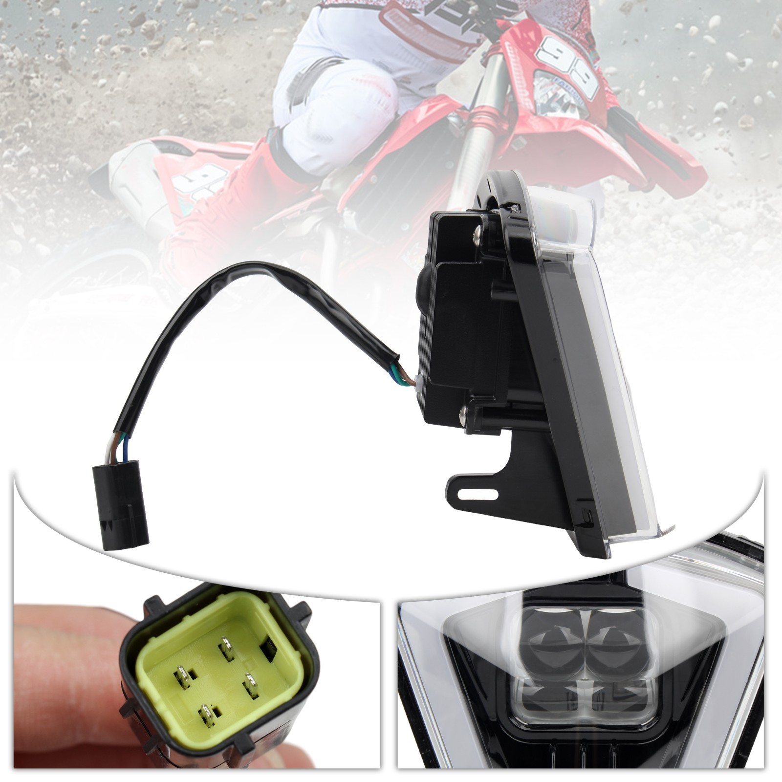 Motorcycle Headlamp Core For GASGAS EX EC 2024 2025 Motocross Headlight Parts