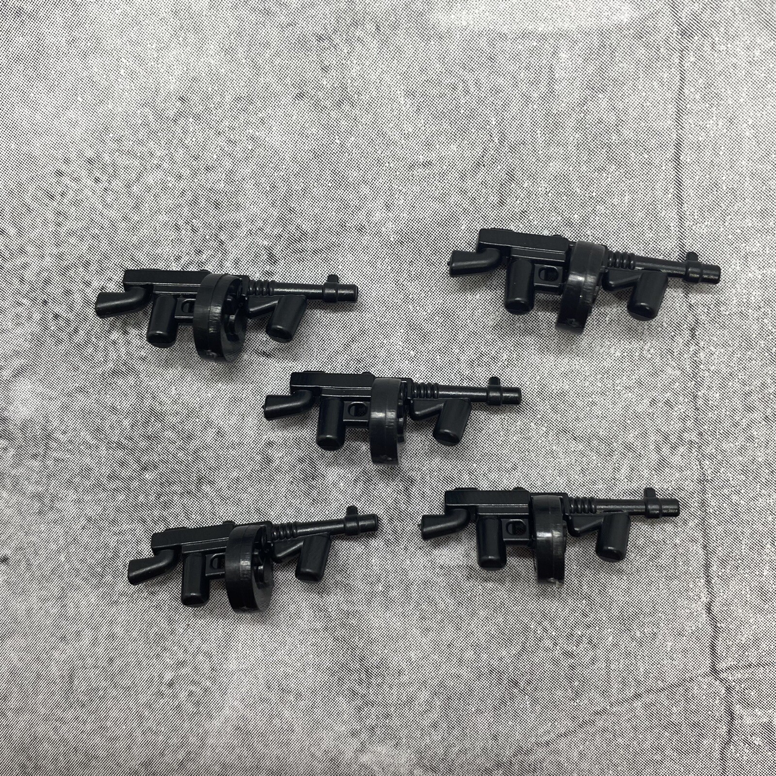5pack Tommy Gun Blocks Weapons Accessories for Minifigures B70912 Sub Machine