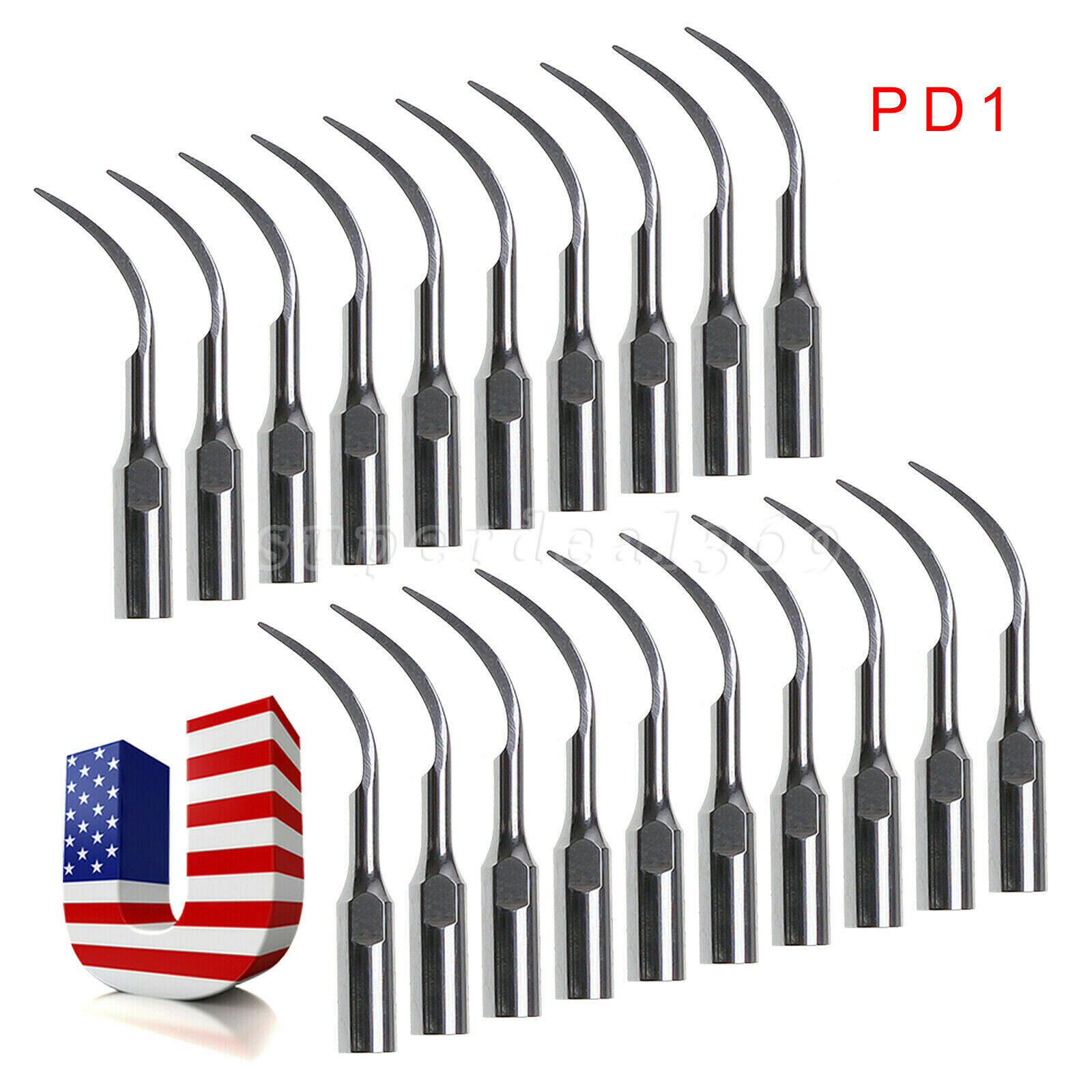 5-20Pcs PD1 Dental Ultrasonic Piezo Scaler Perio Tips Fit DTE SATELEC Handpiece