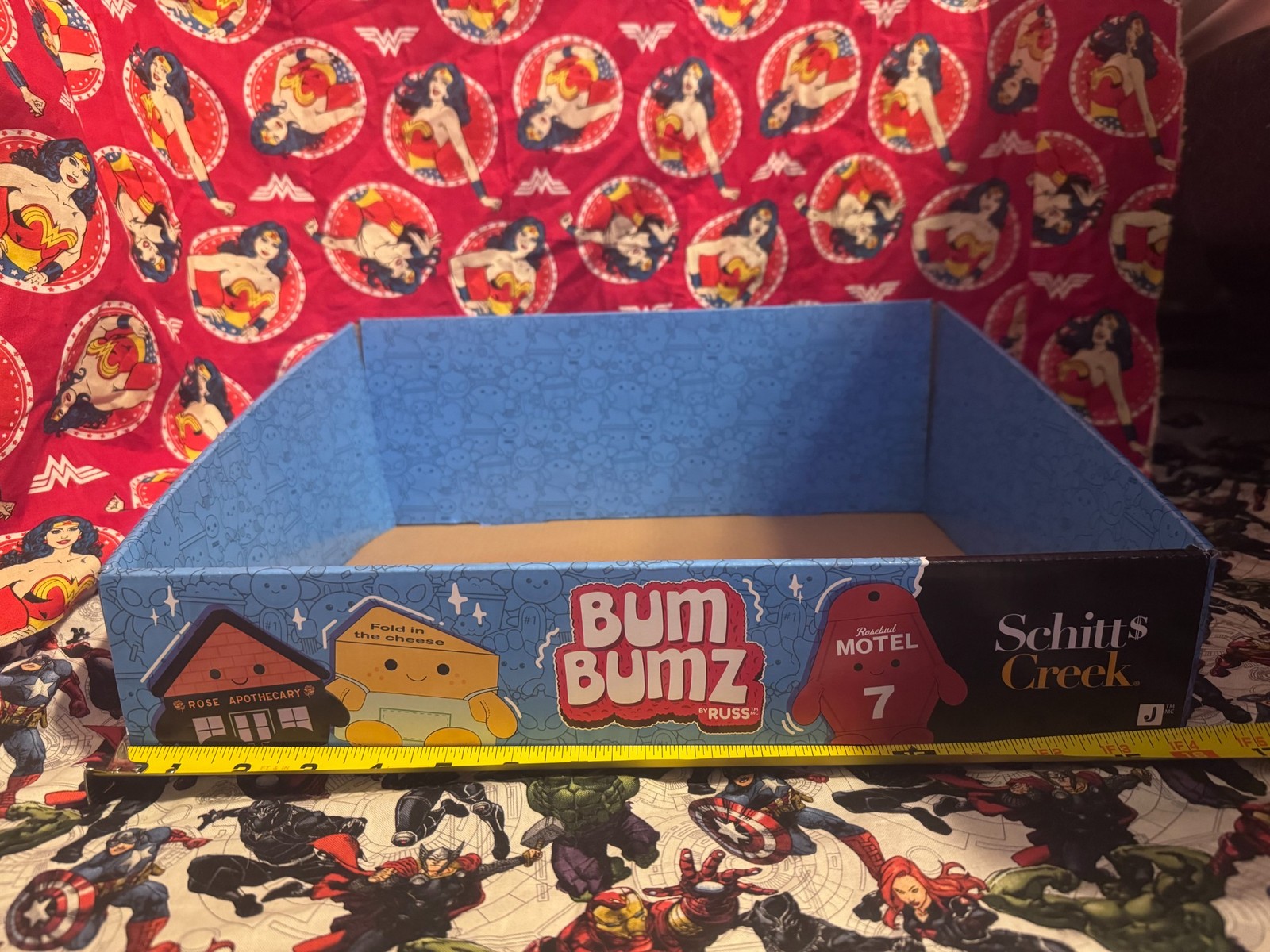 JAZWARES BUMBUMZ SCHITTS CREEK STORE DISPLAY BOX FOR COLLECTIBLES RARE NEW