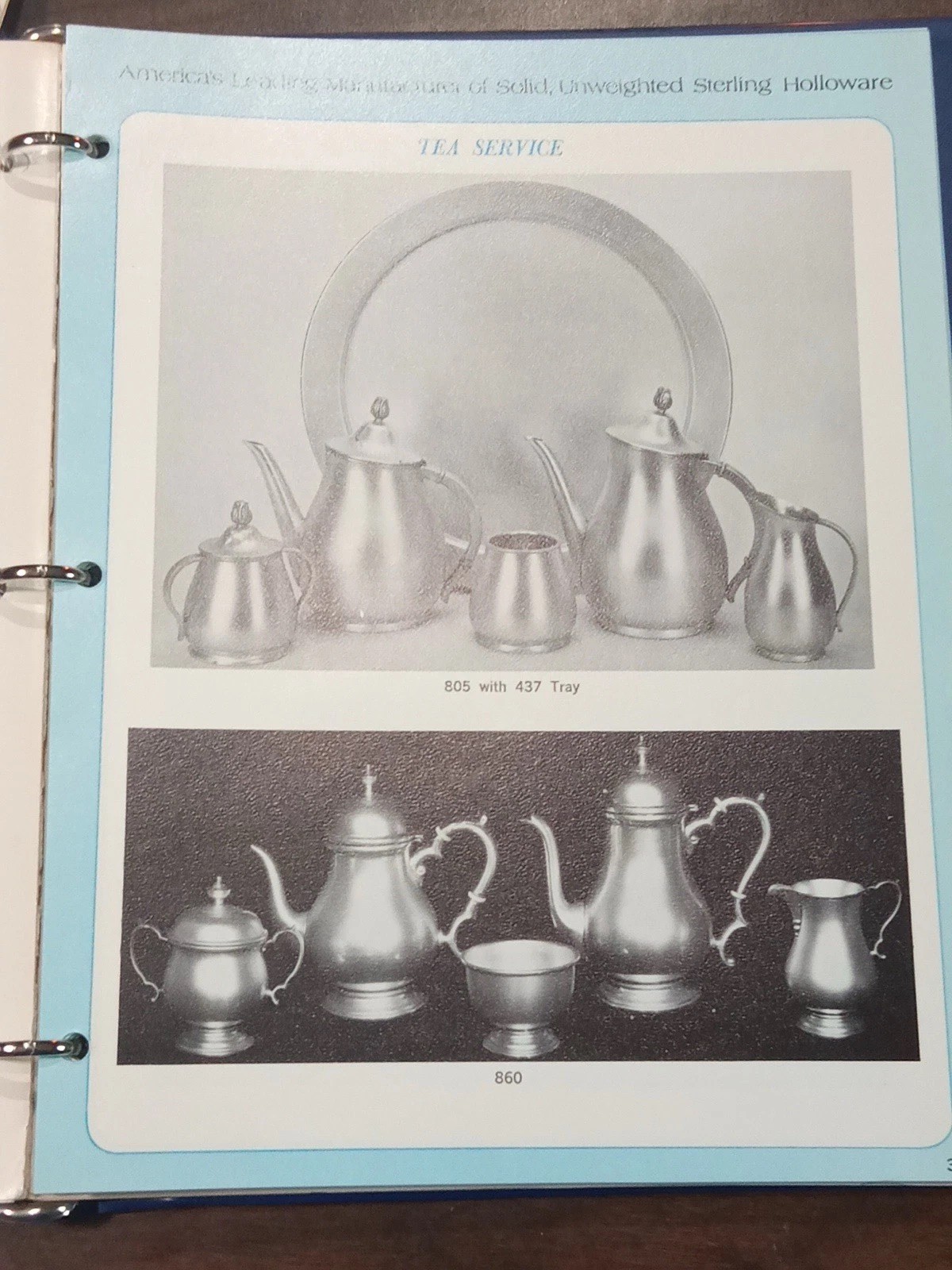 1979 J.C. Boardman Silver Pewter Dealer Catalog Binder Sterling Hollowware
