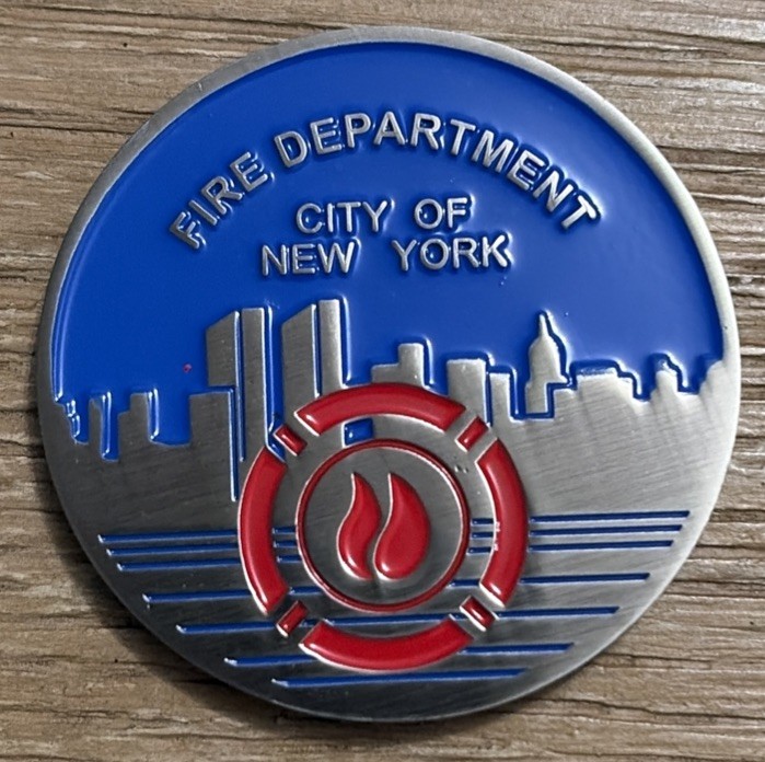 FDNY Fire Department Of New York Marine 6 Challenge Coin