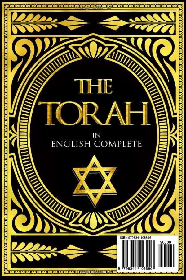 The Torah in English Full Version Large Print : Read Holy Scriptures The...