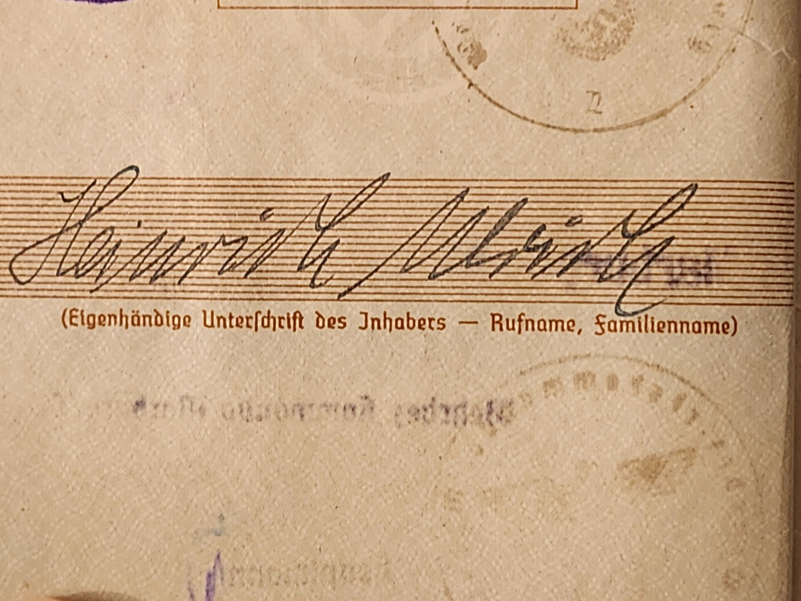 WW2 Germany. Military ID Marburg 1940