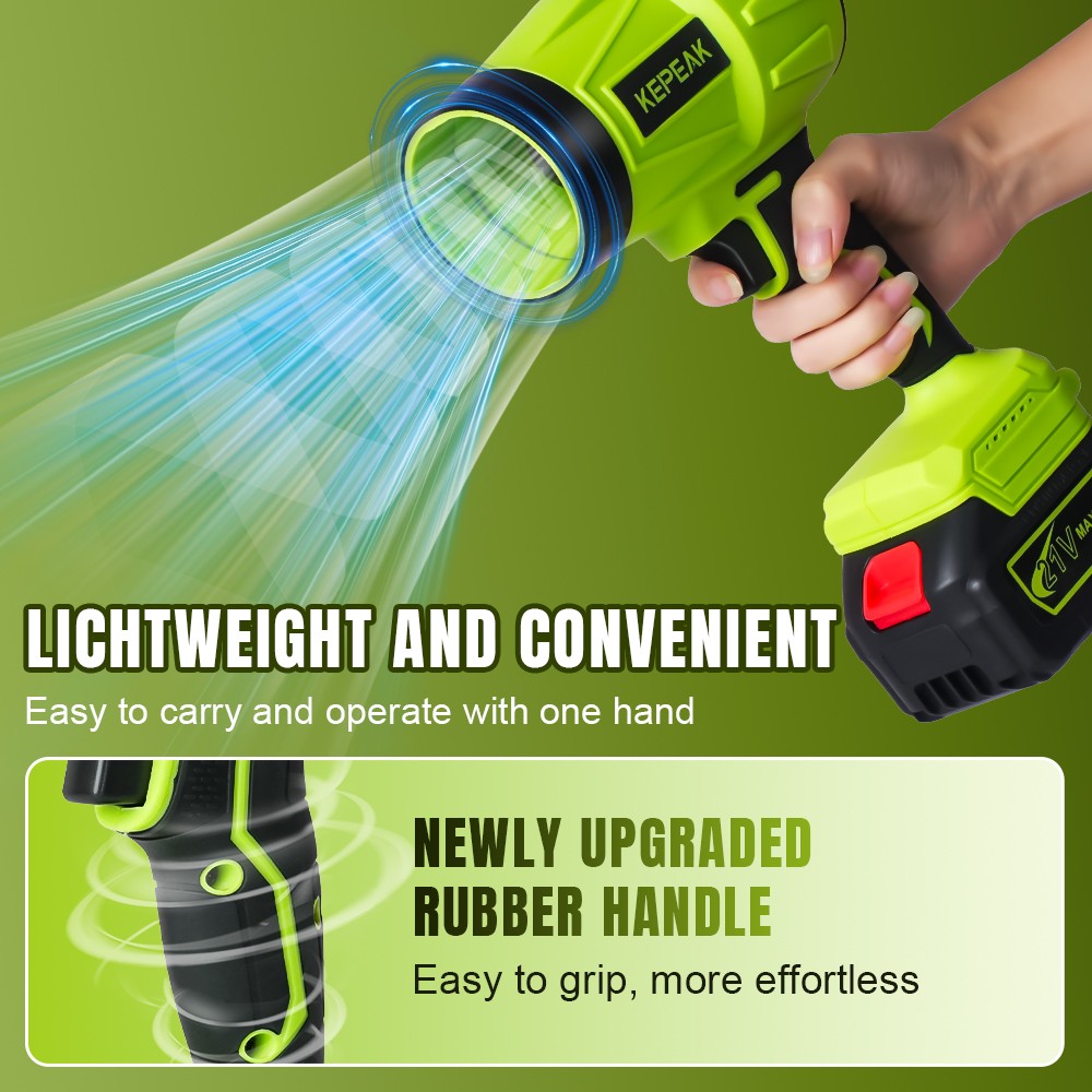 180000RPM Portable Turbo Fan Dust Cleaner Blower Leaf Blower Cordless Handheld