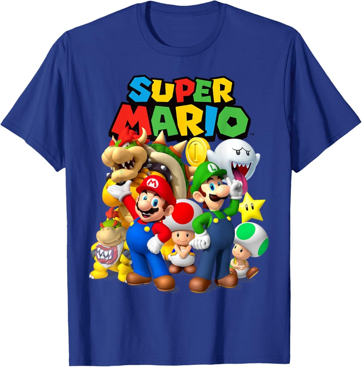 Super Mario Classic Group Shot T-Shirt