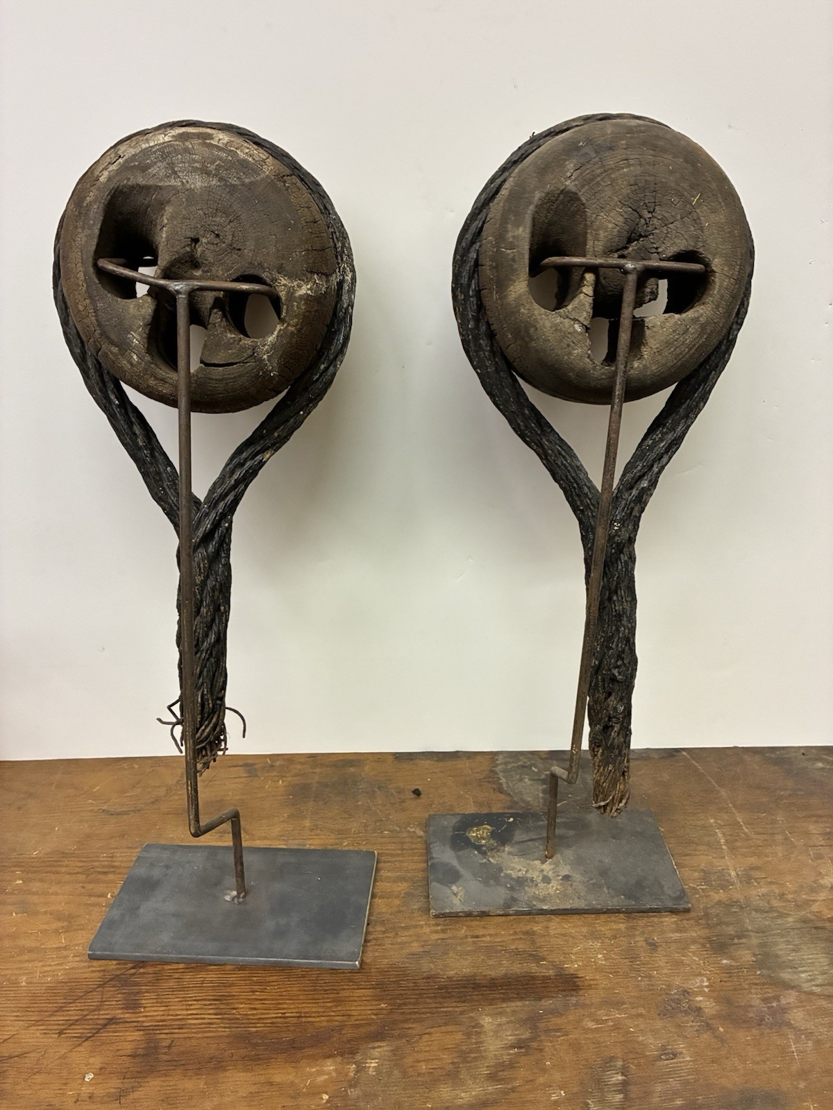 Dead Eye 19th Century Sailing Antique Nautical Rigging Great Lakes