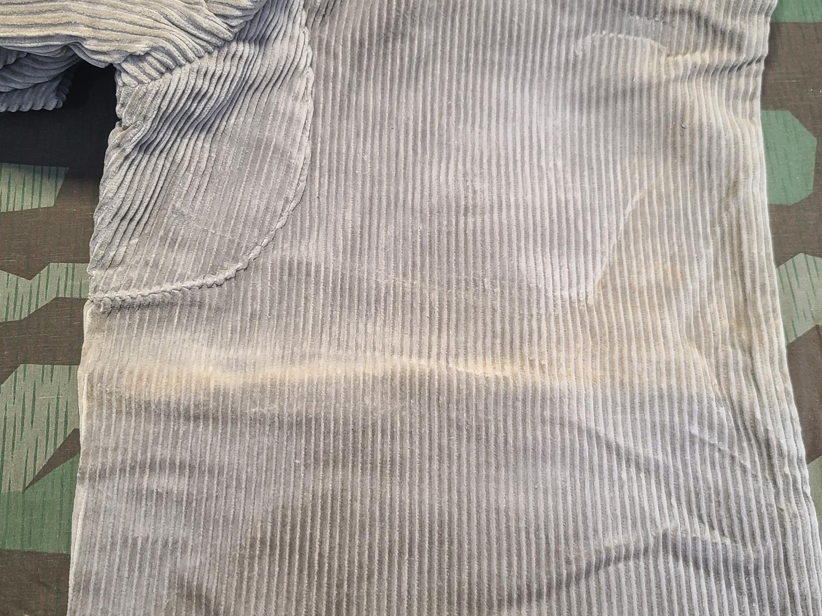 Vintage 1930s 1940s German Gray Corduroy Plus Fours Trousers NOS (28" waist)