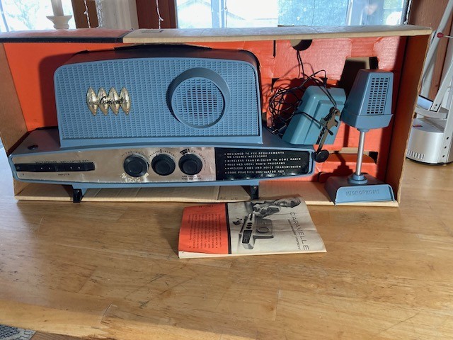 1962 Remco Caravelle Radio Transmitter Receiver Toy