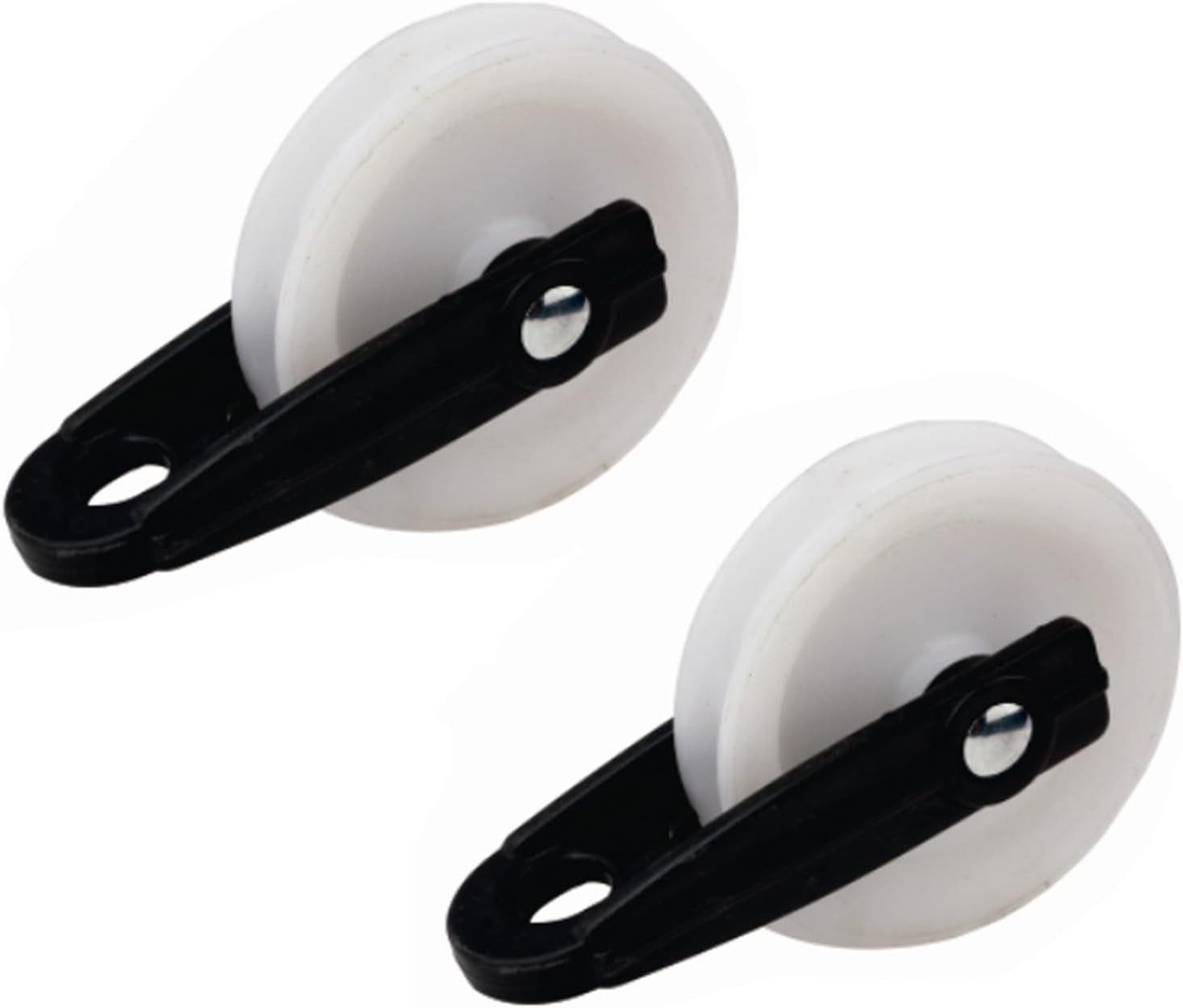 2 PCS Nylon Clothesline Pulley,2-1/2-inch Diameter Nylon Pulley,Outdoor Puller R