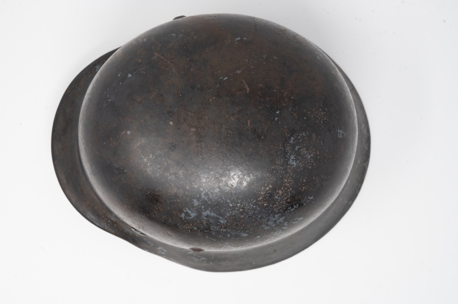 WWII German M35 Luftwaffe Helmet With Reproduction Liner and Chinstrap