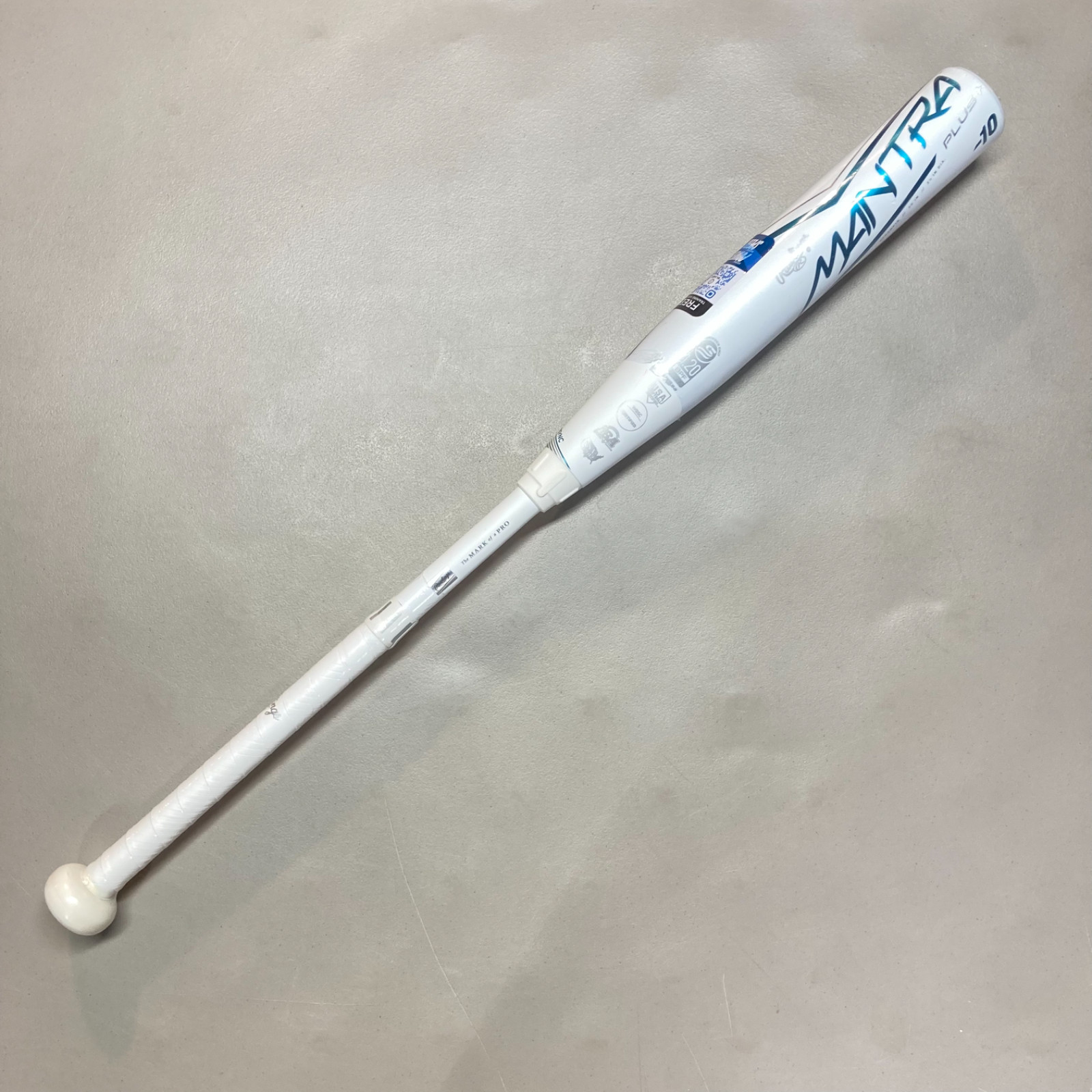 Rawlings Mantra Plus + 2023 Fastpitch Softball Bat 32 / 22 White 2 1/4" Drop 10