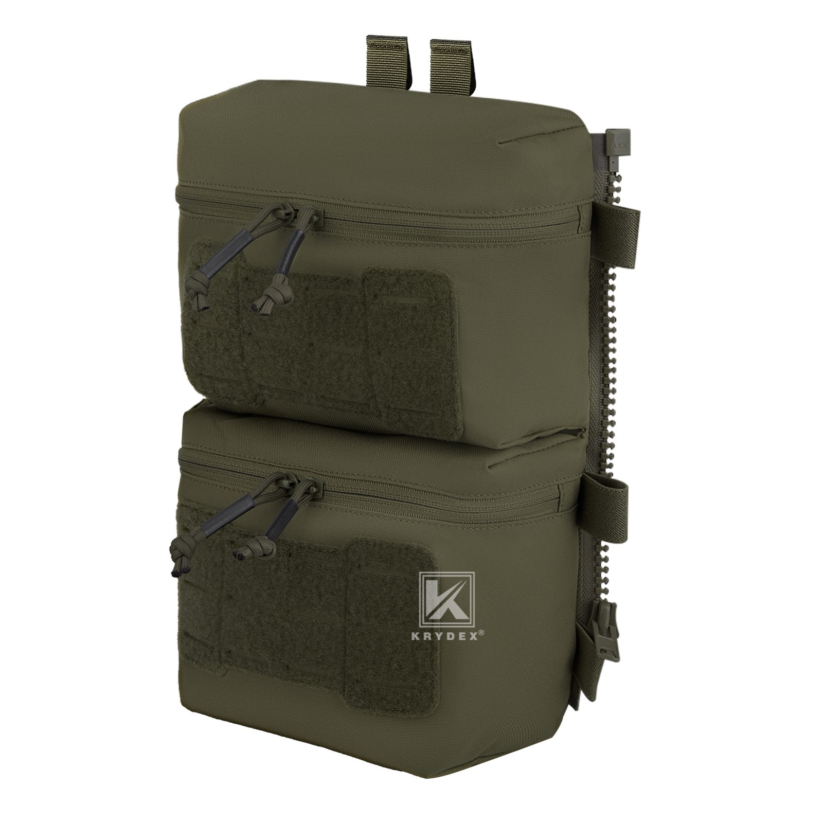 KRYDEX Tactical Zip-on Backpack Double Bag Pack for FCPC V5 Plate Carrier Vest