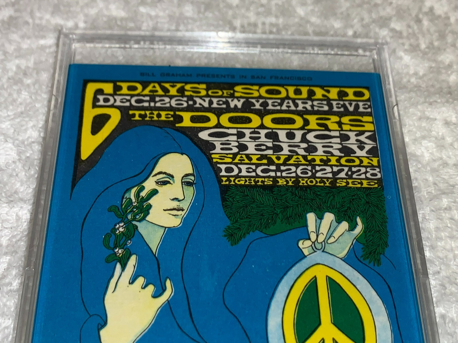 THE DOORS JANIS JOPLIN 1967 TICKET BILL GRAHAM BG99 JIM MORRISON Fillmore USA