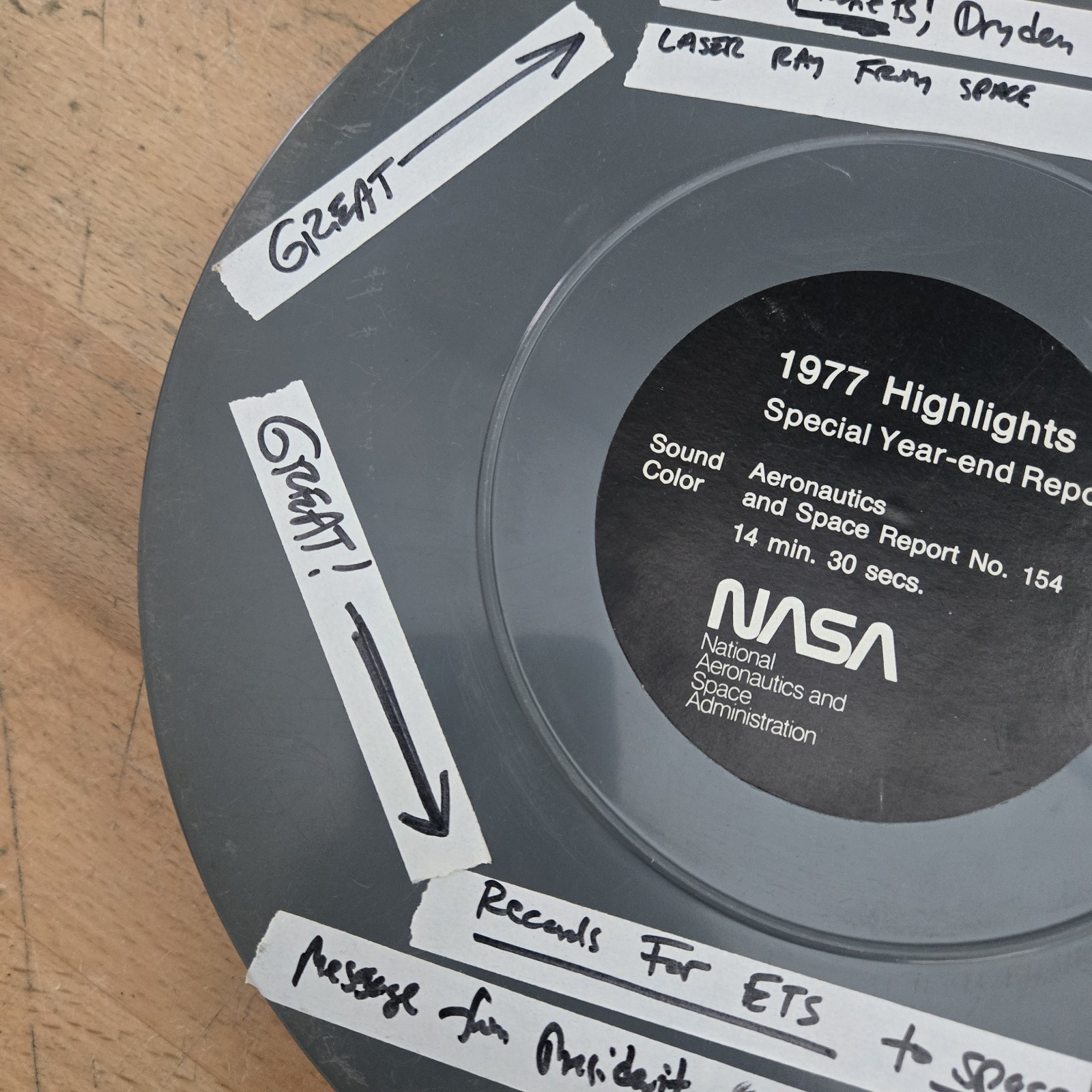 Vintage Official NASA Reel to Reel 16mm Collection *6 Total Films* Apollo 1970s