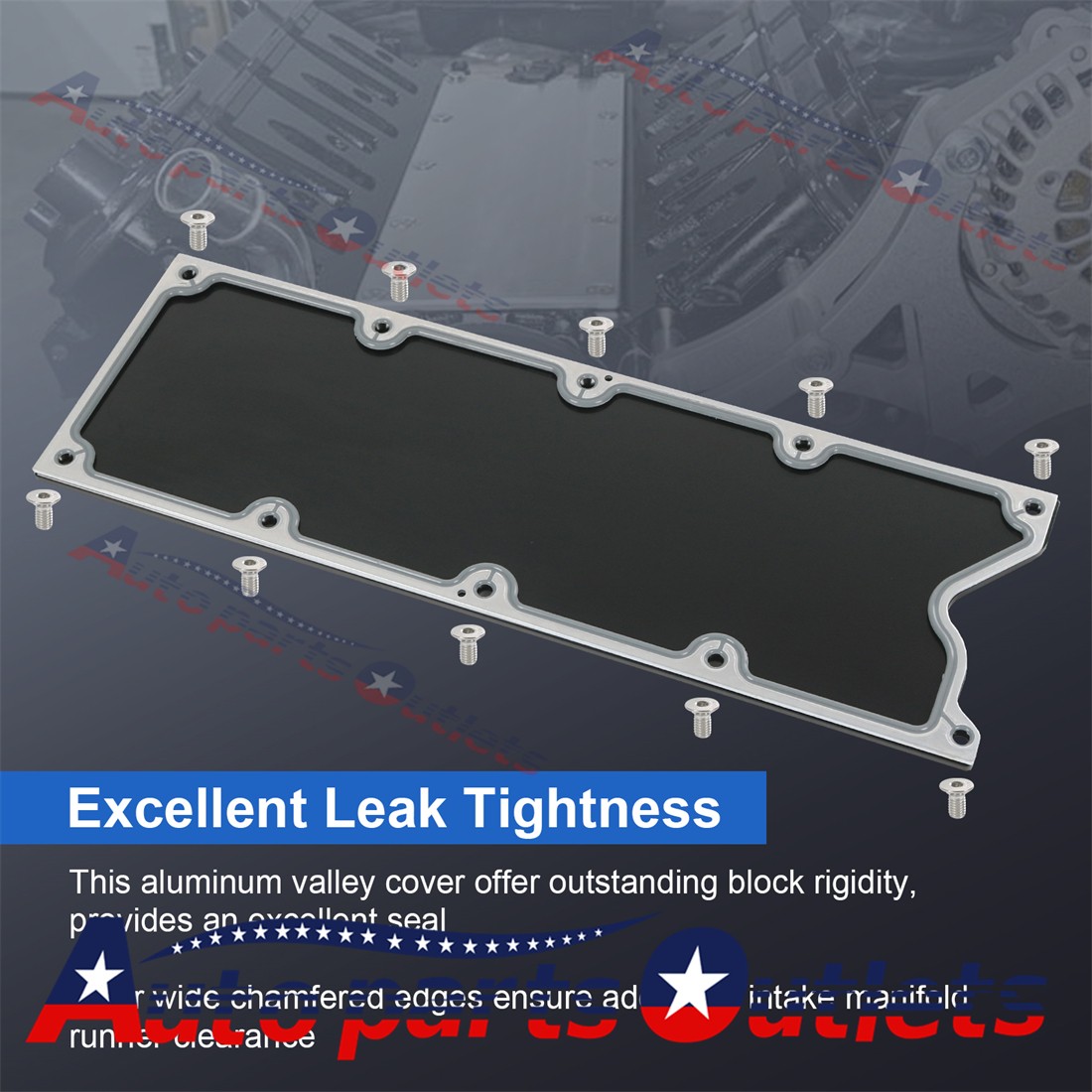 New For LS Gen 3 Valley Pan Cover Plate Low Profile with Seals & Gasket