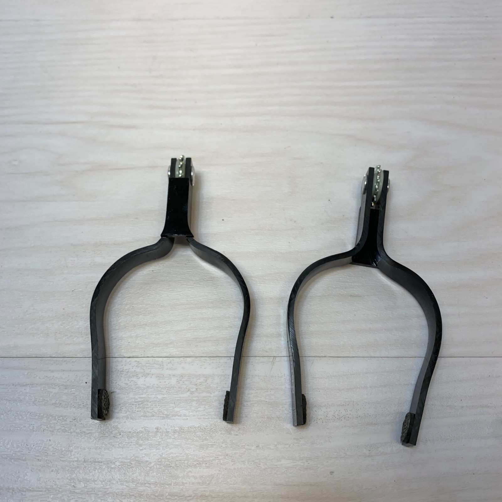 Double H Boots Pair Plastic Boot Spurs Rodeo Cowboy Country Western Rustic NEW