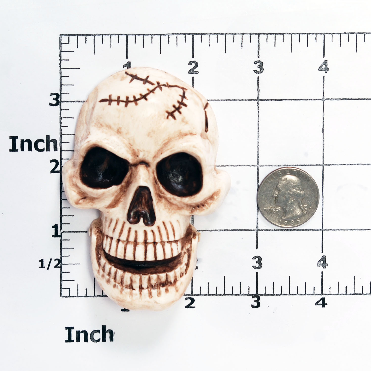 Large Skull Silicone Mold - Food Safe Chocolate - Soap, Wax, Resin, Clay (557)