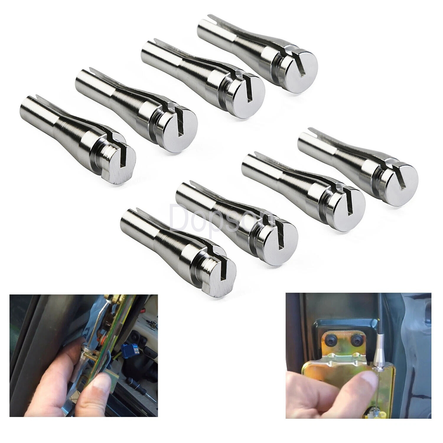 4pcs Kit For Ford F Series Ext. Cab Rear Door Latch Cable Repair F150 F250 F350