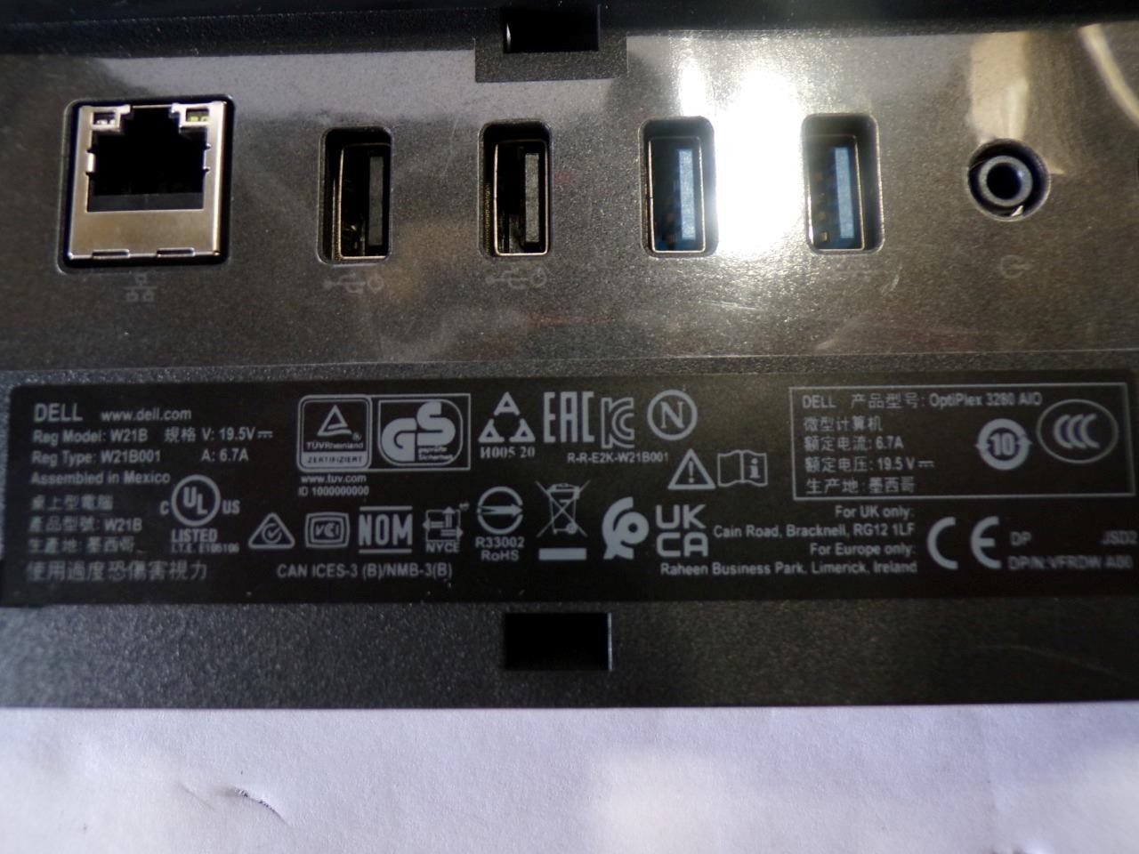 Dell Optiplex 3280 AiO 21.5" Core i5-10600T 2.40GHz 8GB 512GB SSD W11 PC (V4166)