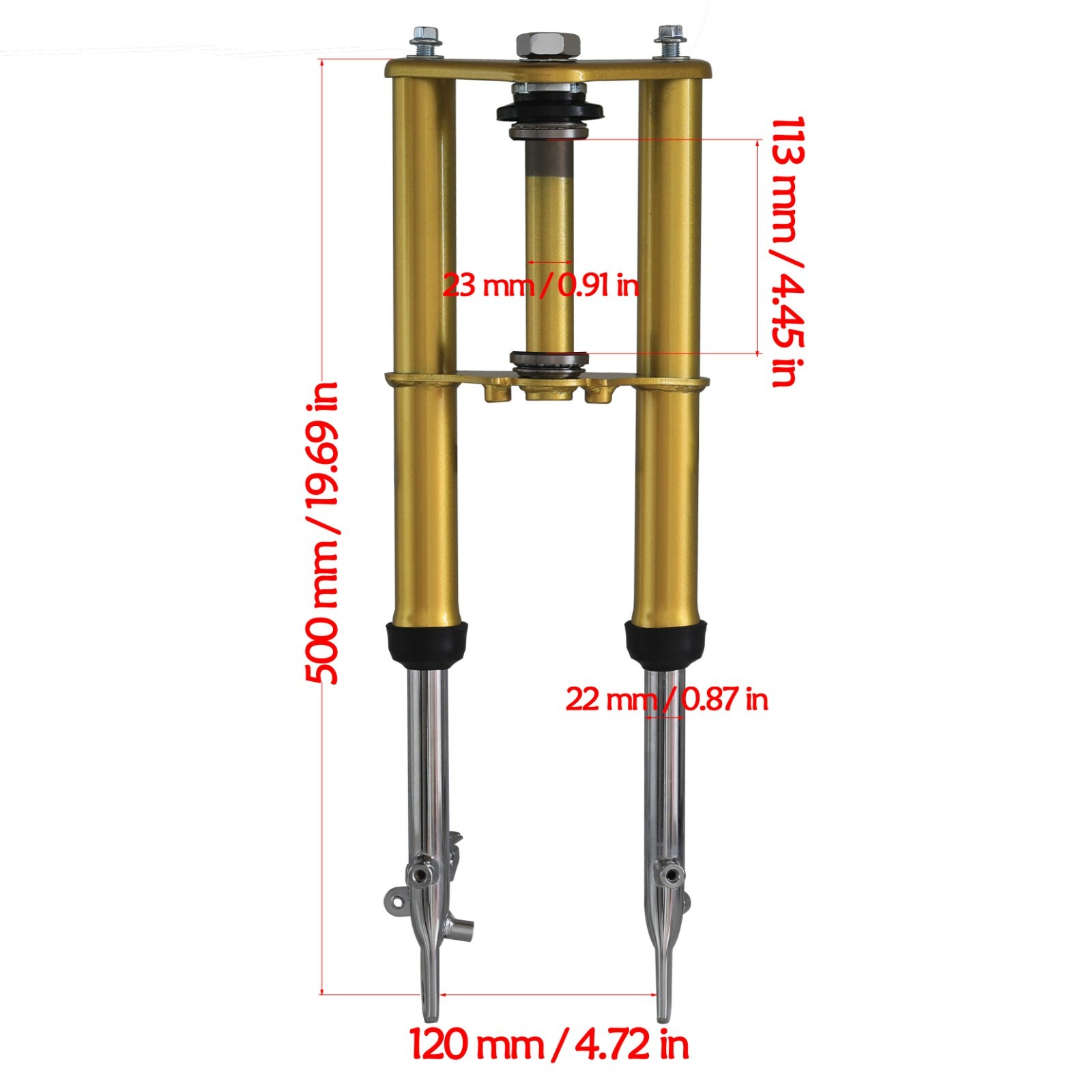 Complete Front Forks Suspension Shock Coolster SSR Baja Pit Bike 50cc 70cc 110cc