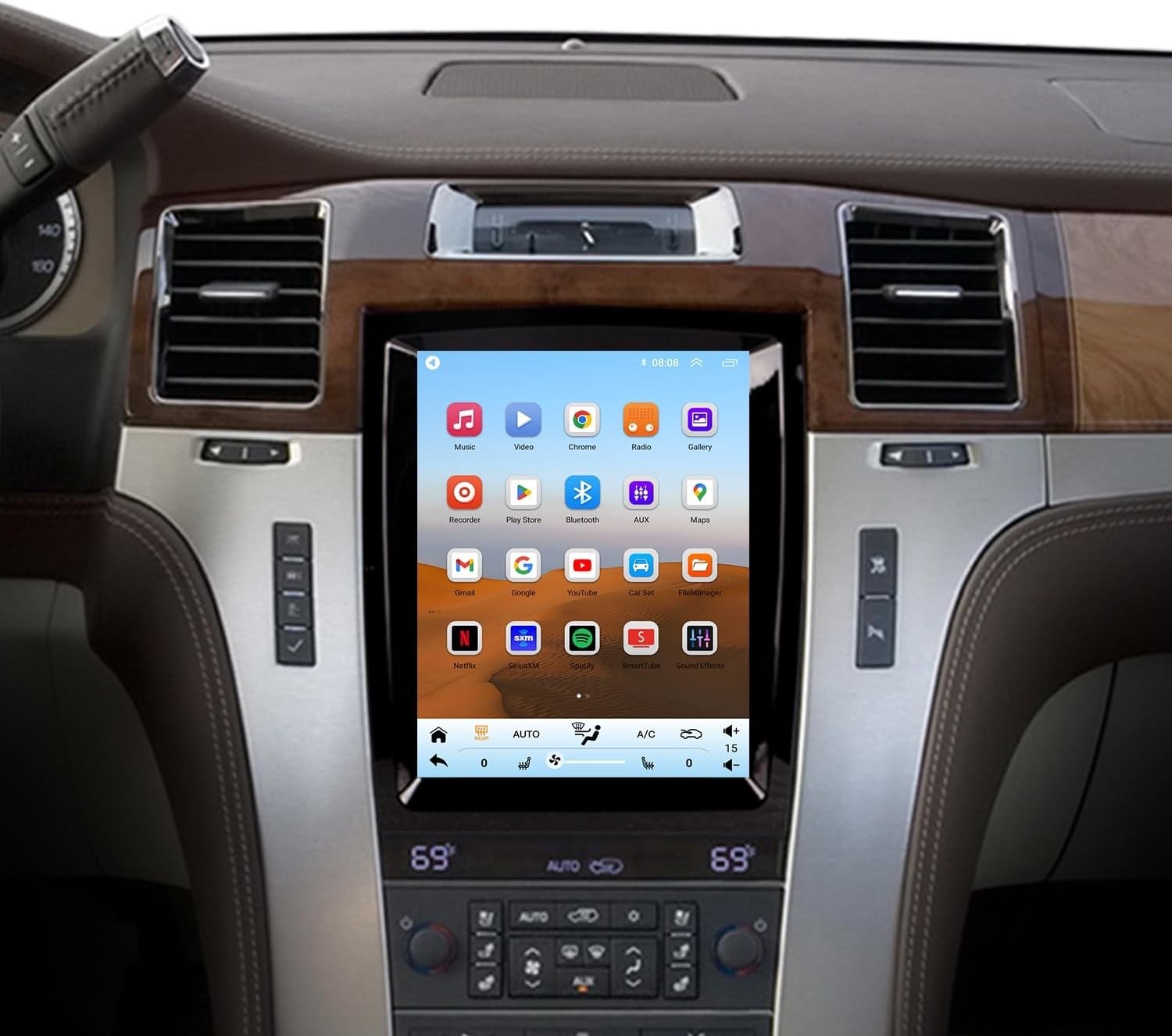 $500 on AMAZON! QLED Cadillac Escalade 2007-2014 9.7" Radio CarPlay Android Auto