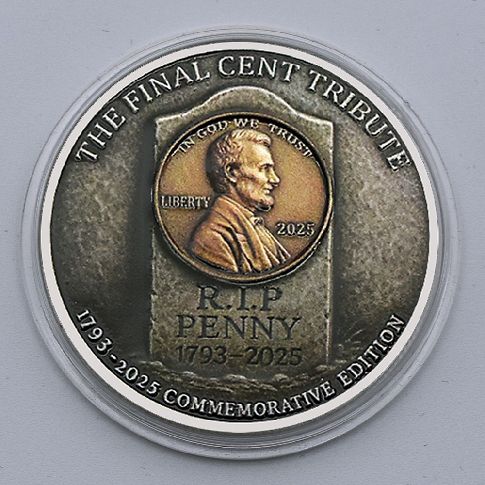 2025 The Last Penny Tribute Coin | Final Issue Philadelphia Collectible Medal