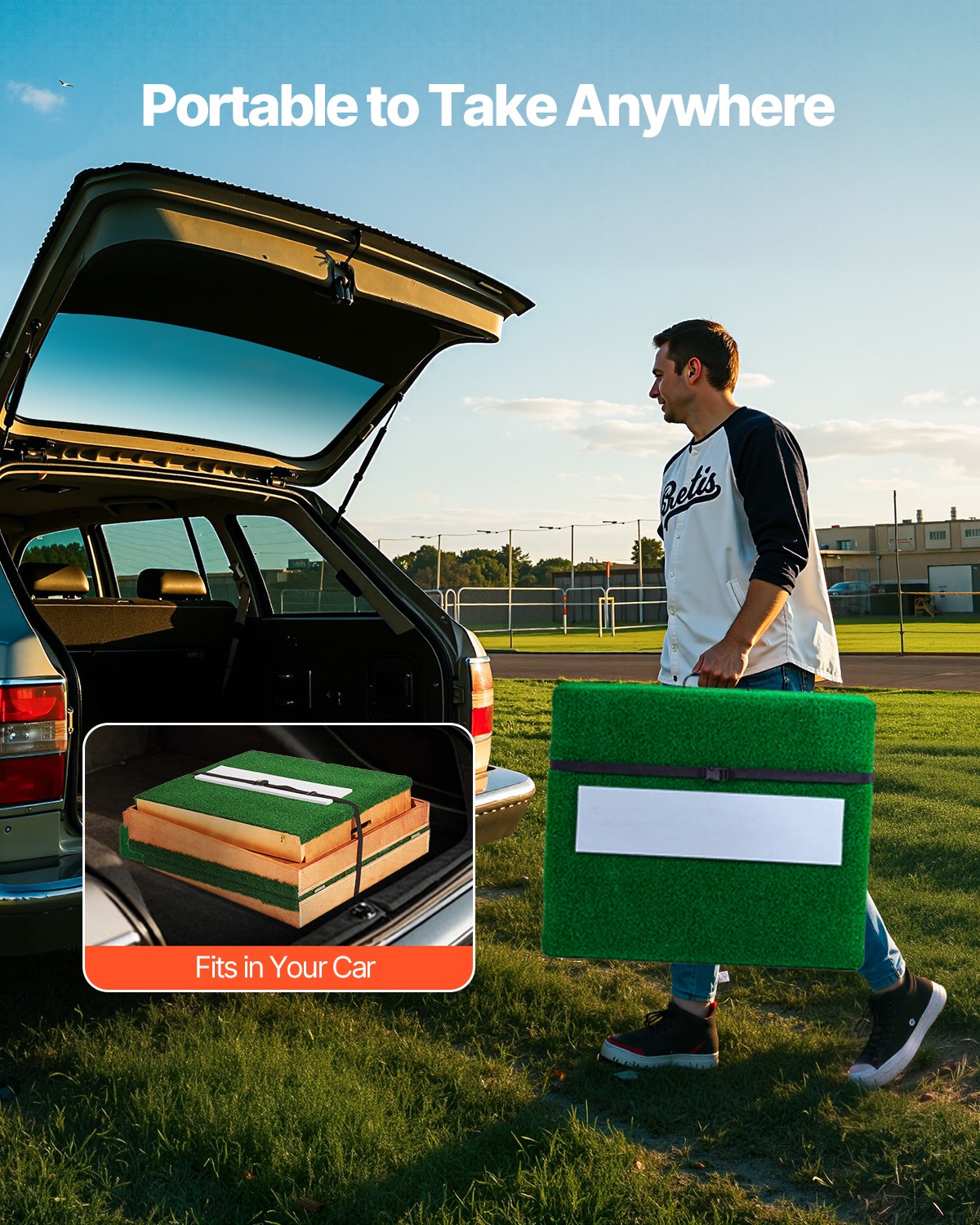 VEVOR 85 in Pitching Mound Portable Pitcher Mound Baseball Softball Outdoor