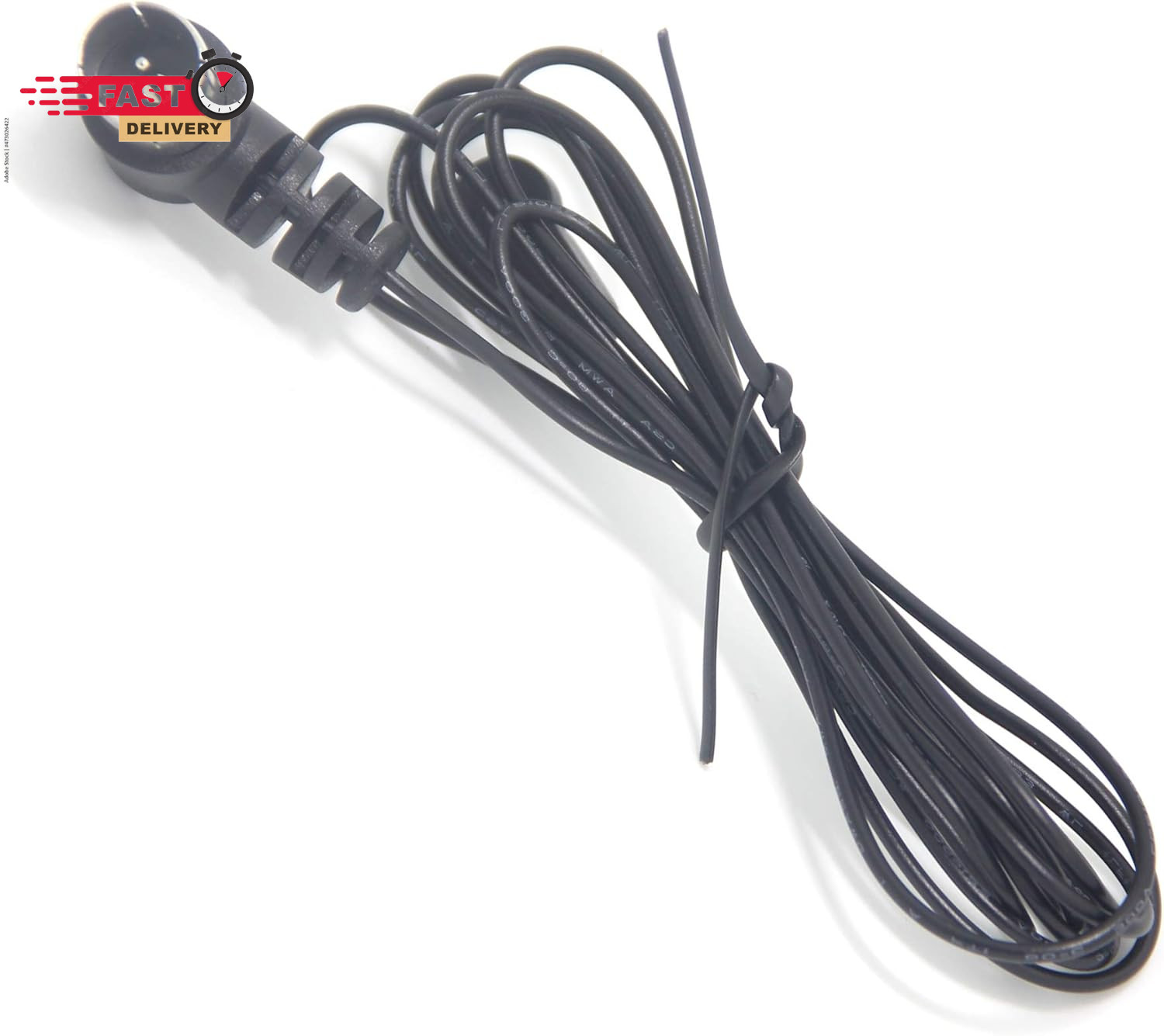 FM Antenna for Stereo Receiver Indoor, FM Radio Antenna 75 Ohm UNBAL F Type Male