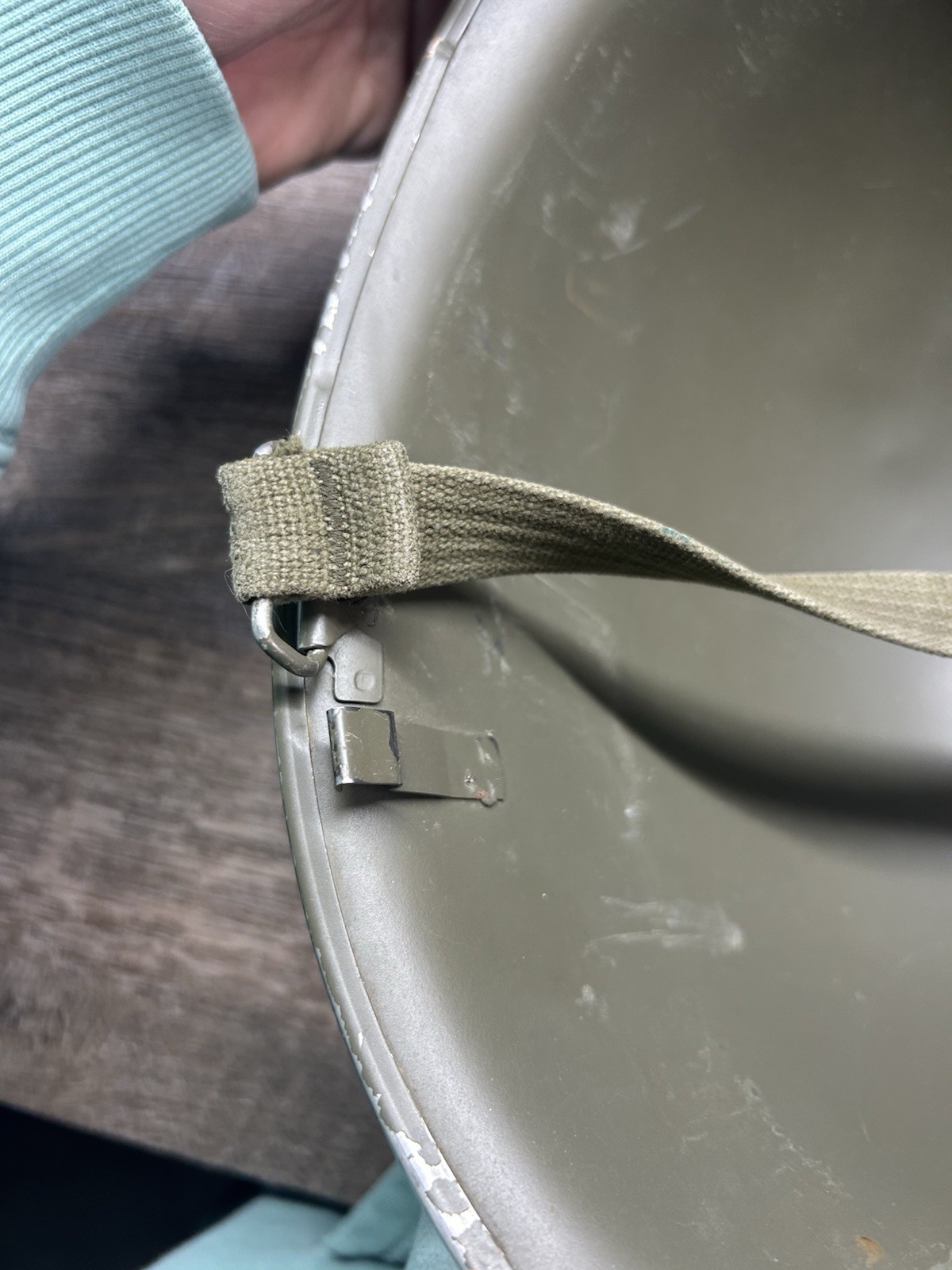 US Army Helmet With Liner 1960s Vietnam War Combat M1 Military Steel U-SCH 751