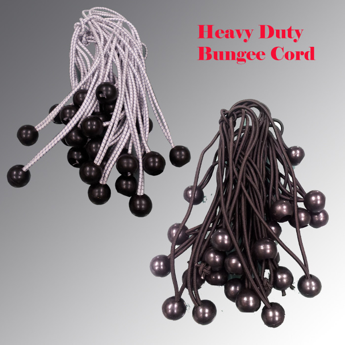 3/16"  BUNGEE CORD BALL BUNGEES CANOPY  TIE DOWNS STRAPS HEAVY DUTY TARP  Tent