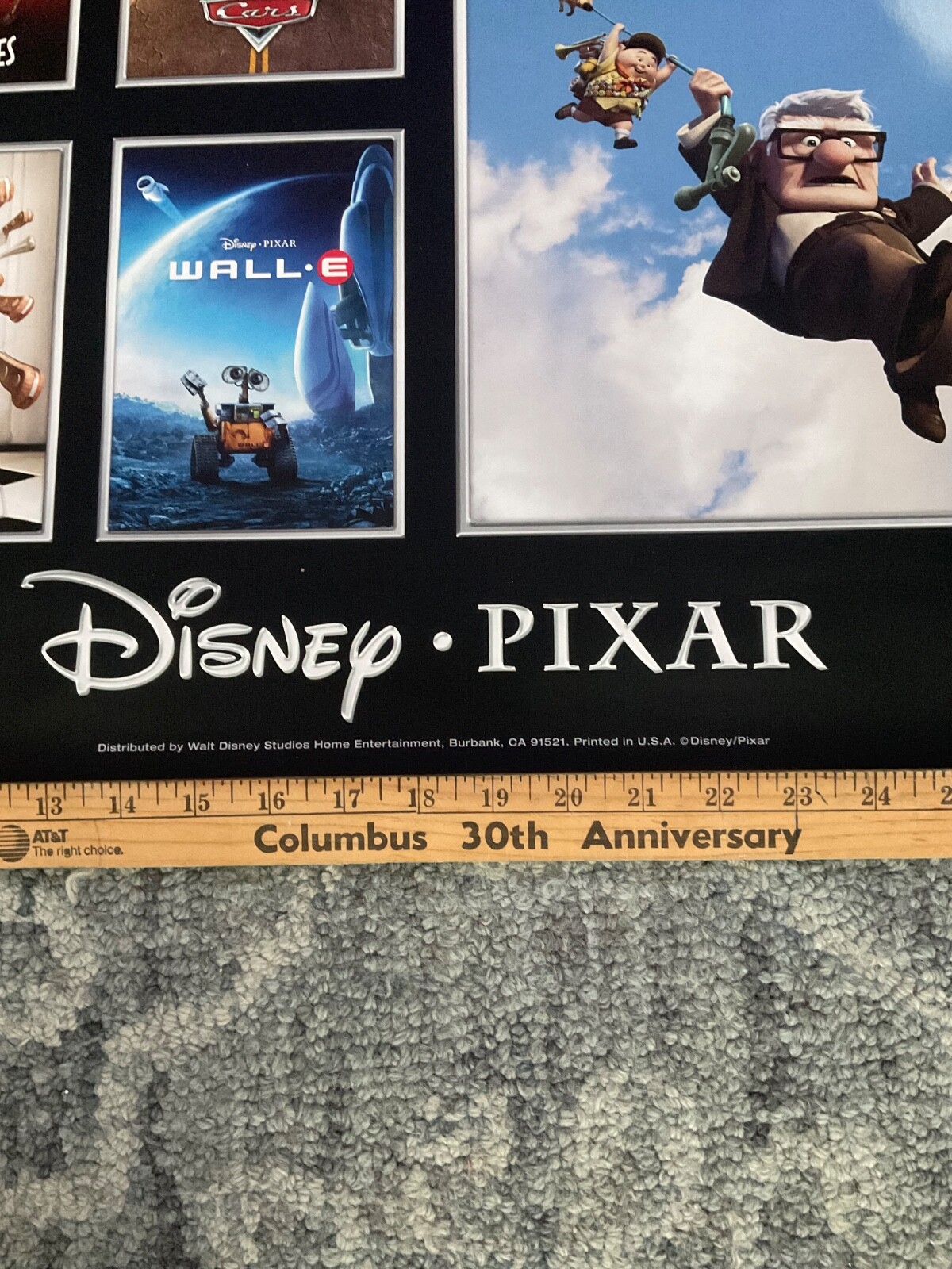 PIXAR disney 10 movie poster Toy Story Finding Nemo Incredibles Up a Bugs Life