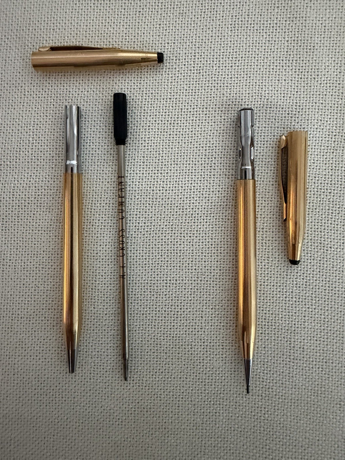 Cross Classic Century 14K Gold Filled Pen & Pencil Set w/ Box – Working