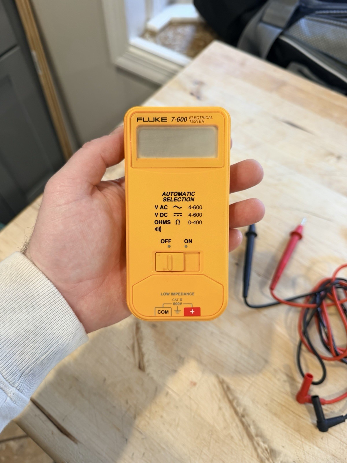 Fluke 7-600 Electrical Tester Meter Multimeter Tested