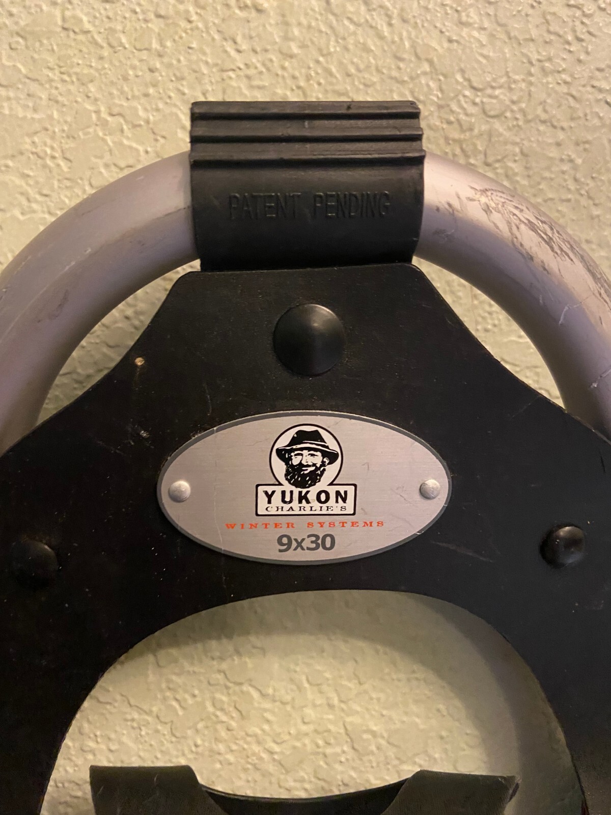 🌊 GRAY BLACK YUKON CHARLIE'S 9x30 930 HIKE SNOW SHOES 6000 SERIES NO POLES - N3