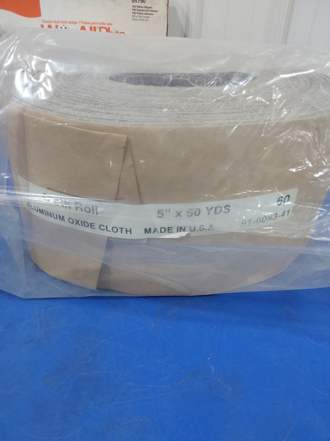 New 3M 241D THREE-M-ITE 5" x 50 Yds P60 X Grit Sanding Cloth Utility Shop Roll