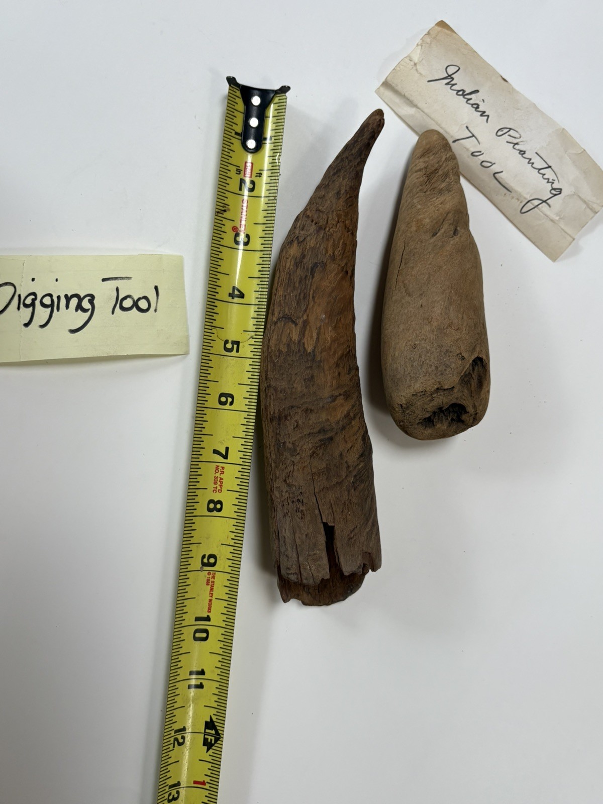 Native American Wooden Tools ? Digging and Planting ? Wood Artifact Antique