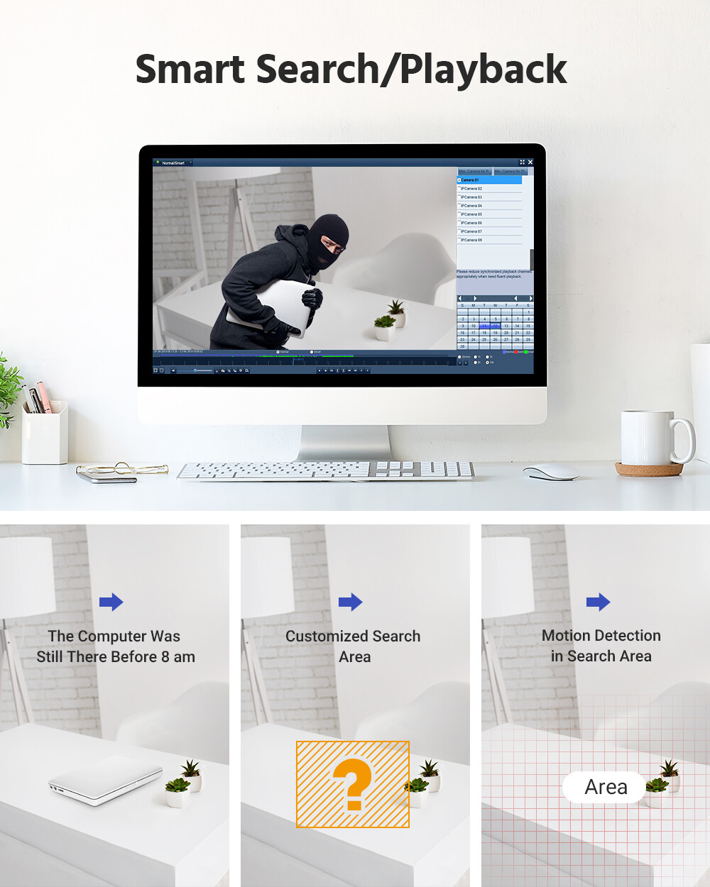 ANNKE 8CH 5MP Lite DVR Outdoor 1080P Security Camera System AI Detection H.265+