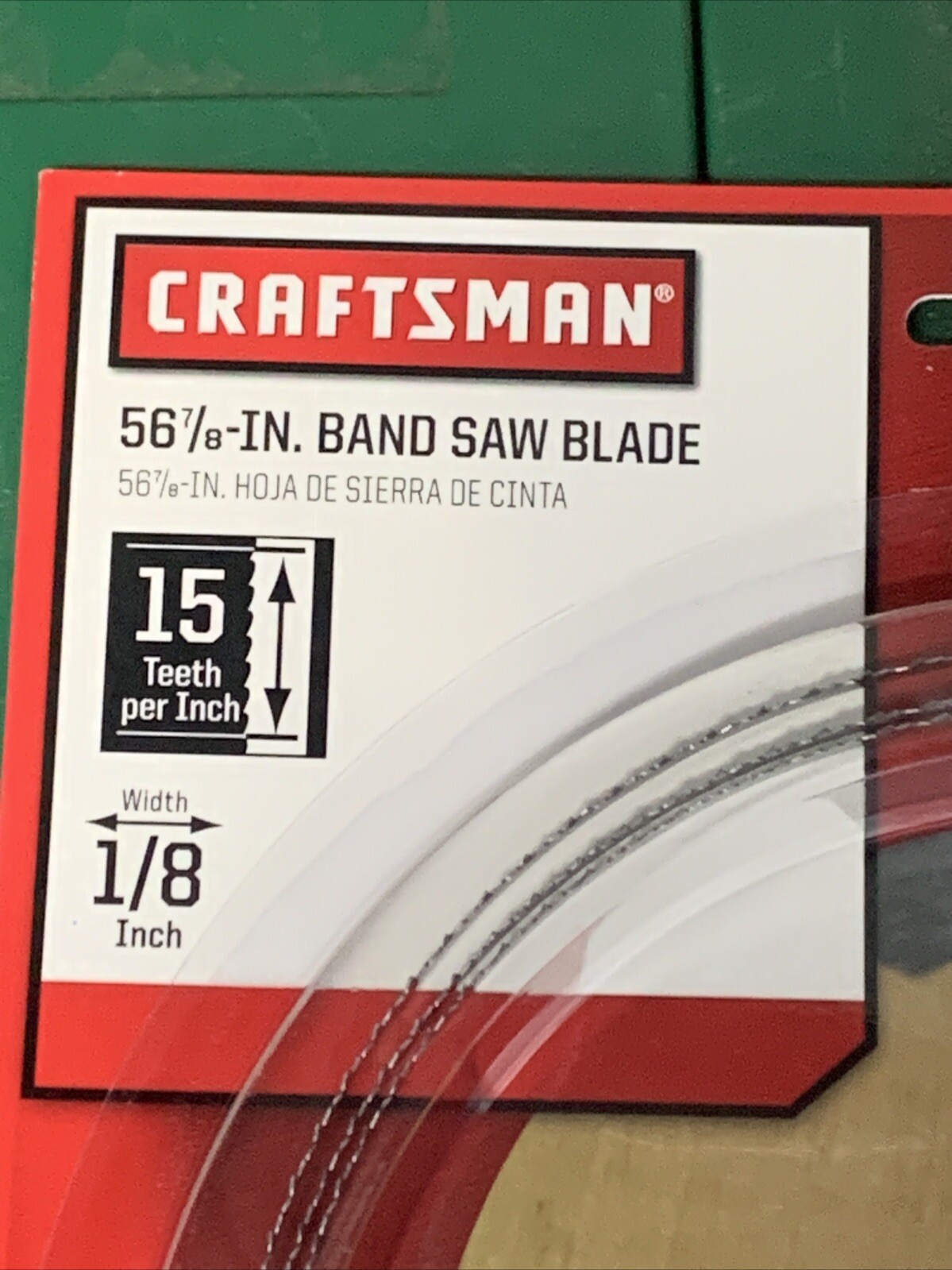 CRAFTSMAN 56 7/8" X 1/8" X 15 TPI BAND SAW BLADE P/N 926650 26650 - New In Box