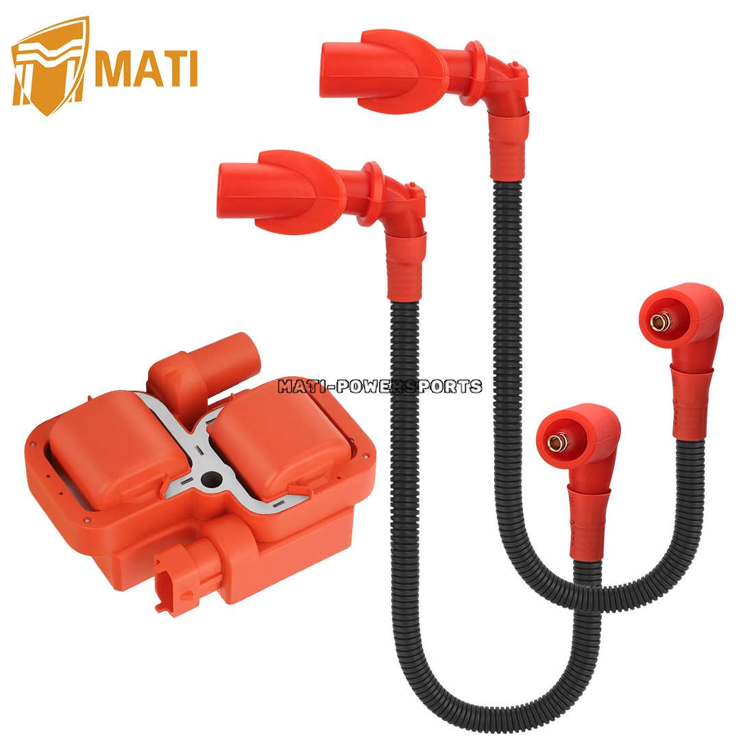 Ignition coil W/ Wire & Cap for Polaris Ranger 800 2010 4011059 4010425