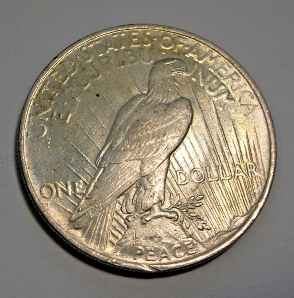 1924 P Peace 90% Silver Dollar