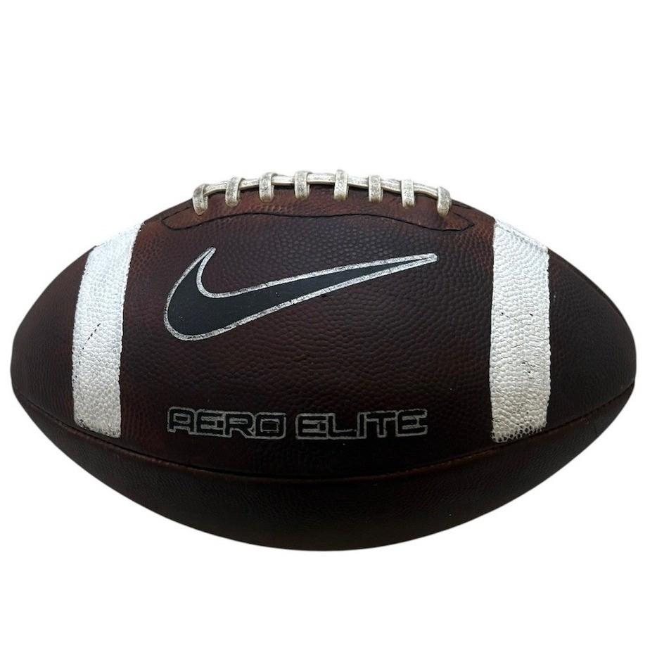Nike Aero Elite Football Unisex Official Brown Leather Game Ball High School