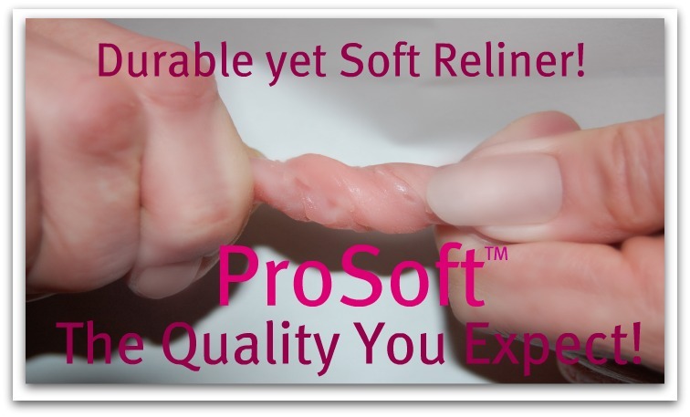 6 Denture Reline Kits, 3 Boxes- ProSoft Reliner For Loose Dentures