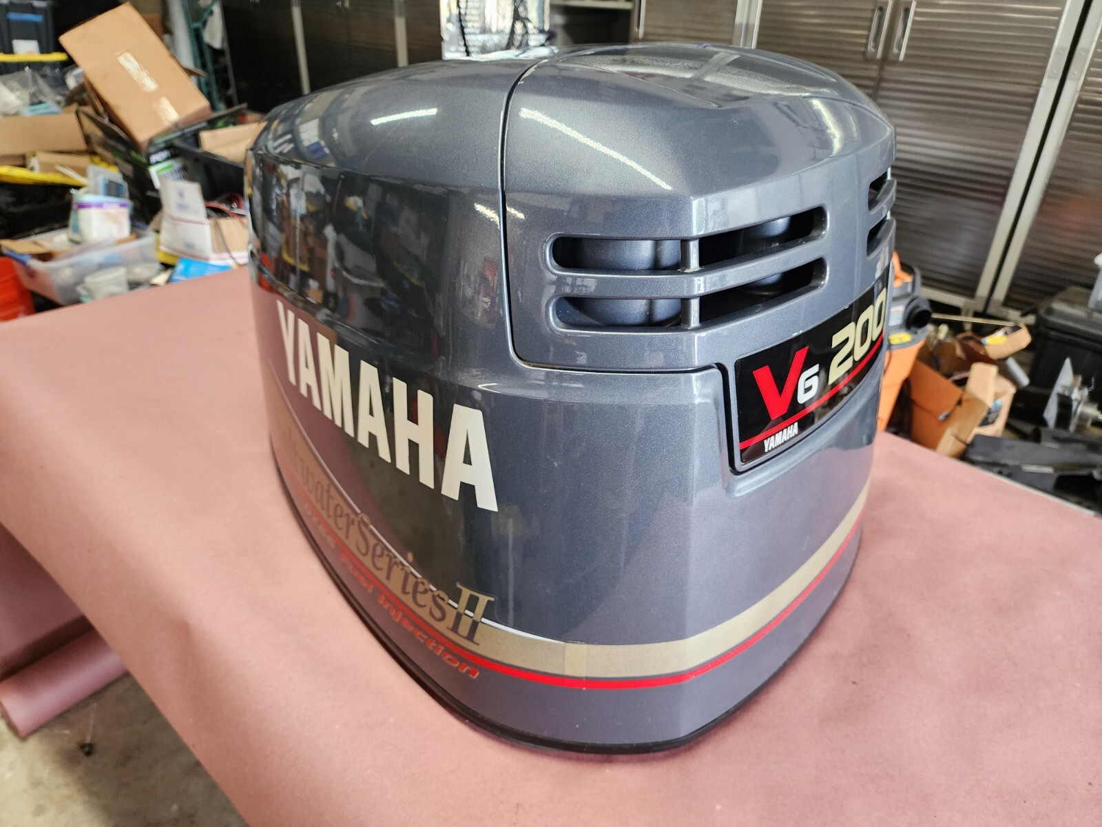 YAMAHA TOP COWLING ASSY, 67H-42610-00-4D, 2002 200HP OX66 2.6L, 83EP-46