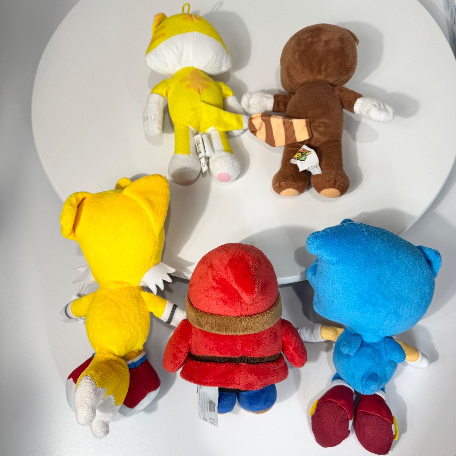 Super Mario and Sonic The Hedgehog Plush Lot of 5 Video Game Stuffed Toy Mix