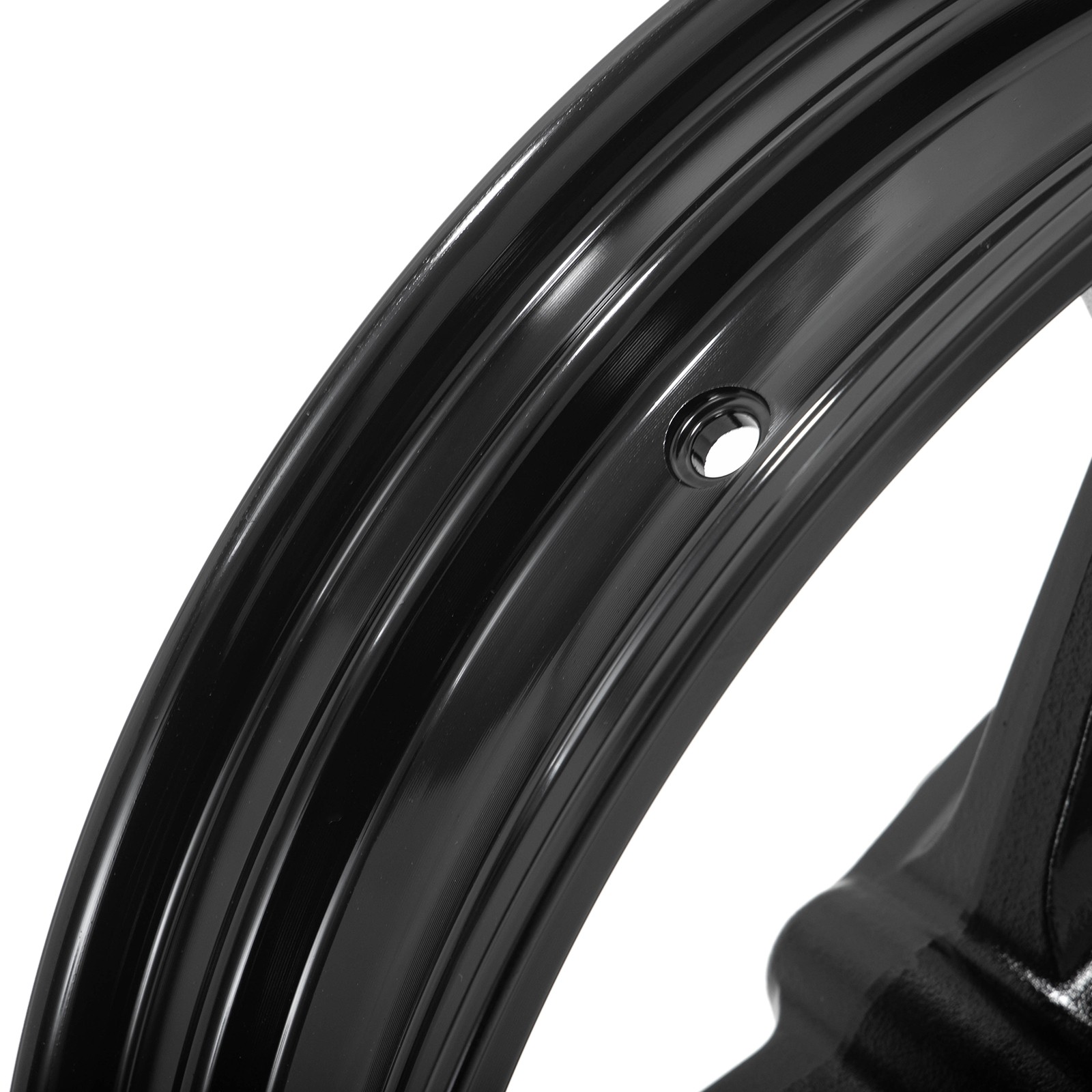 Black 17"x3" Front Wheel Tubeless Rim for Kawasaki Ninja 500R 2024 2025 Z500 SE
