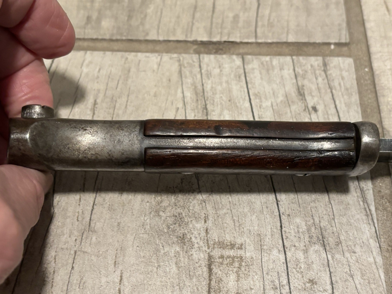 WWII German 98K Bayonet with Scabbard Early S/244 Production