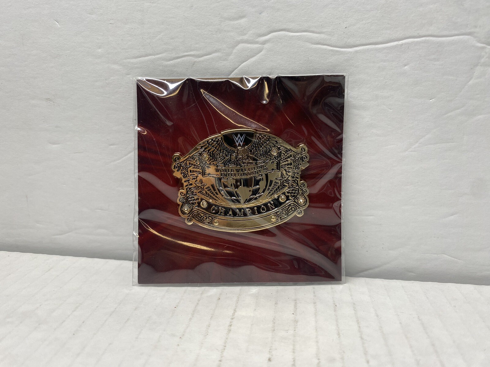 Undisputed Championship Title Belt Loot Slam Crate Pin WWE