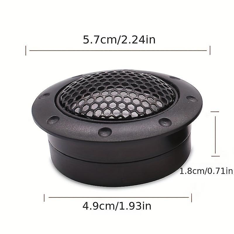 Pair Alpine DDT-S30 360W 2.5CM 1" Soft Dome Balanced Car Audio Speakers Tweeters