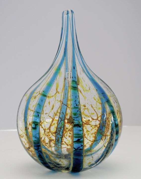 Vintage 1980’s Mdina Art Glass Lollipop Vase A